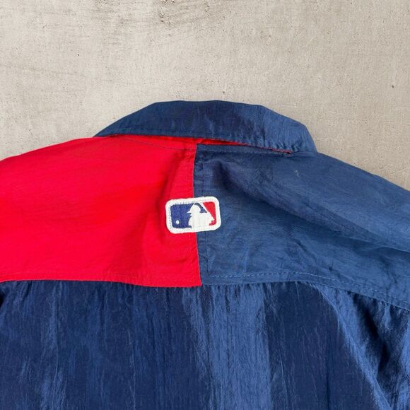 Vintage Cleveland Indians Starter Jacket Large Script MLB Diamond Collection 90s - Picture 4 of 15